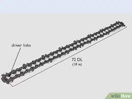This information can be found on the information stamp on the chainsaw bar, through the numbers on the chain, or through measuring your chain manually. Easy Ways To Measure Chainsaw Chain 8 Steps With Pictures