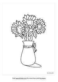 Check spelling or type a new query. Sunflowers In A Vase Coloring Pages Free Flowers Coloring Pages Kidadl