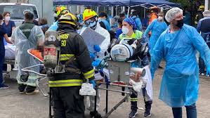 El subsecretario de redes asistenciales, alberto dougnac, informó que al momento del incendio en el hospital san borja arriarán había 28 pacientes covid, ocho de ellos conectados a ventilación mecánica. Desalojan Pacientes Covid Por Incendio En Hospital De Chile Noticieros Televisa