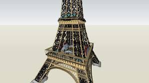 The arch is a monument to all who fought for france, especially during the napoleonic wars.by the way, the sprint finish of the tour de france. Tour Eiffel Paris Representaton Detaillee Eiffel Tower Paris Detailed Presentation 3d Warehouse