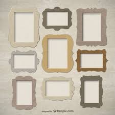 Offertry shutterstock & download 10 free photos. Download Retro Frames Set For Free Diy Photo Frames Cardboard Frames Diy Picture Frames