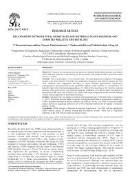 Pdf Relationship Between Fetal Heart Rate And Maternal