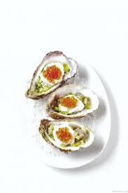 Huitres Aux Oeufs De Saumon Recette Oeufs De Saumon Saumon Huitres