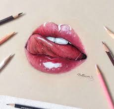 Lippencilcolors In 2020 Color Pencil Art Lips Drawing Prismacolor Art