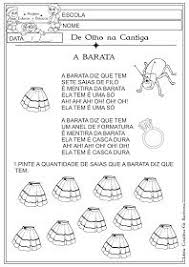 Cantiga A Barata Diz Que Tem Atividade Folclore Cantiga De Roda A Barata Cantigas De Roda Atividades Atividades Letra E