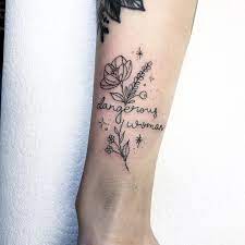 Jay On Instagram Dangerous Woman Arianagrande Lyrics Flowertattoo Fineline Feminine Smalltattoo Danger Lyric Tattoos Beauty Tattoos Sleeve Tattoos