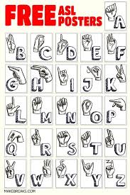 Black And White Sign Language Free Asl Printable Posters For Classrooms Teacherspayteachers Asl Americansignlanguage T Sign Language Words Sign Language Alphabet Sign Language For Kids