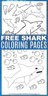 When it gets too hot to play outside, these summer printables of beaches, fish, flowers, and more will keep kids entertained. Shark Color Pages Life Is Sweeter By Design