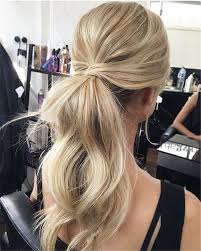 I recommend ponytails to girls who like their hair back off their face, those who have a lot of detailing on their dress, or or those with heavy feature jewelry to balance the overall look. Glamorous And Trendy Ponytail Hairstyles For This Winter Ponytail Hair Prom Blonde Ha Long Hair Styles Easy Updos For Long Hair Easy Hairstyles For Long Hair