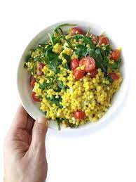 Lectins are not only present in plant foods; Turmeric Pearl Couscous Salad Whitney Aronoff