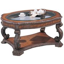 The living room may look blank or incomplete without it. 3 Piece Traditional Coffee Table Set With Oval Coffee Table And Set Of 2 End Table Walmart Com Walmart Com