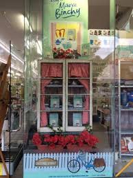 Check Out The Vintage Windows In This Chestnutstreet Display At The Book Warehouse Lismore Maevebinchy Vintage Windows Window Display Lismore
