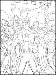 Dibujos Vengadores Para Colorear