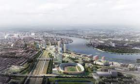 Over de bouw van het nieuwe stadion voor feyenoord in rotterdam en de bijbehorende gebiedsontwikkeling feyenoord city — met onder andere 1600. Feyenoord City Masterplan Lola