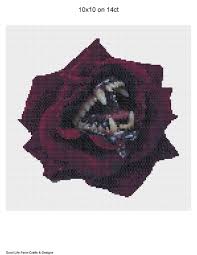 Dedicated to those who serve in the navy. Cross Stitch Pattern Rose With Teeth Wonderful Hell War On Women