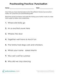 What's more, correction worksheets give students more practice identifying common grammar, spelling, and punctuation below you'll find our lists of printable paragraph correction worksheets. Editing Printable Worksheets Education Com