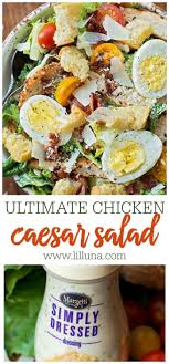 Easy Chicken Caesar Salad Recipe Lil Luna Recipe In 2020 Chicken Caesar Salad Chicken Caesar Salad Recipe Grilled Chicken Caesar Salad