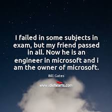 I Failed In Some Subjects In Exam But My Friend Passed In All Idlehearts