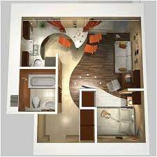 Desain Denah Rumah Sederhana 2 Kamar Tidur Terbaru Denah Rumah Kehidupan Rumah Mungil Rumah Minimalis