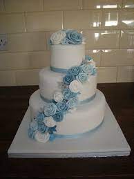 Ice Blue Wedding Cake Wedding Cake Flowers Blue Light Blue Wedding Cake Wedding Cakes Blue