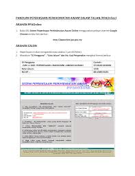 Tarikh permohonan bagi menduduki peperiksaan perkhidmatan awam(ppa) kementerian pendidikan malaysia(kpm) sesi 1 tahun. Panduan Arahan Ppaonline