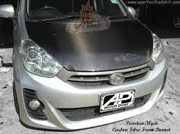 =p according to bharian, the myvi was out of control and fly towards the top of a van. Perodua Myvi Carbon Fibre Front Bonnet Perodua Carbon Fibre Bodykit Johor Bahru Jb Malaysia Body Kits
