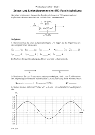 Wechselstromlehre Rc Parallelschaltung 2 Liniendiagramm Diagramm Technik