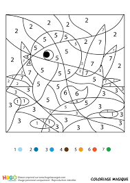 Coloriage Magique Cp Un Petit Oiseau