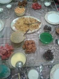 ramadan aftari food rice grains