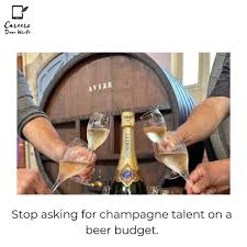 Stop asking for champagne talent