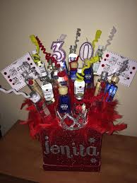 Liquor Bouquet Liquor Bouquet Alcohol Gift Baskets Diy Gifts
