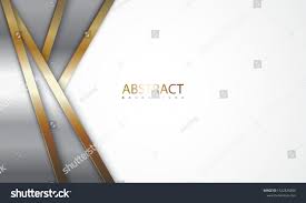Abstract Background With Modern And Luxury Style Of Gold Silver And White Color Combination Designed For Web Banne Abstract Backgrounds Abstract Gold Stock