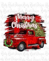 Christmas Sublimation Designs Downloadsdigital Etsy Christmas Red Truck Christmas Truck Red Christmas