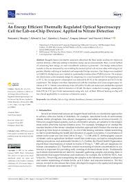 It's not the center of my design nor does it represent the center of the grid. Pdf An Energy Efficient Thermally Regulated Optical Spectroscopy Cell For Lab On Chip Devices Applied To Nitrate Detection