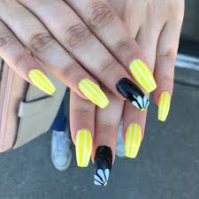 2020 popular 1 trends in beauty & health, false nails, apparel accessories, home & garden with clear coffin nail tip and 1. 39 Summer Floral Coffin Nails Art Design