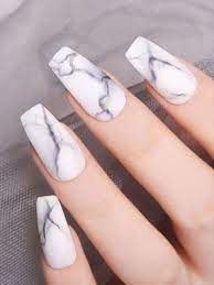 120 Best Coffin Nails Ideas That Suit Everyone Dance Nails Marble Acrylic Nails White Acrylic Nails