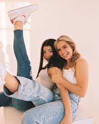 Charli and addison are literally teenage girls. Addison Rae On Instagram Oh No We Never Laugh Friend Photoshoot Friend Photos Famous Girls