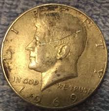 1969 d kennedy half dollar rare silver coins collecting 50