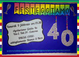 Invito Compleanno 40 Anni Festa Anni 80 Compleanno 40 Anni