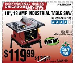 10 In 13 Amp Benchtop Table Saw Harbor Freight Tools Benchtop Table Saw Table Saw