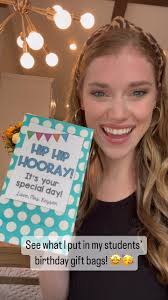 ✨ Student birthday gift bags are prepped and ready to go! ✨, This is such a  fun thing to check off the summer to-do list! I love celebrating student  birthdays in my classroom. Comment for the links to ...
