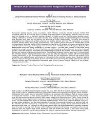 Selamat pagi untuk kamu yang selalu ada dihatiku. Abstract Of 2nd International Education Postgraduate Seminar Ieps