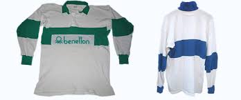 La ghirada strada del nascimben 1/b 31100 treviso italia. Vintage Benetton Rugby Shirt Jersey