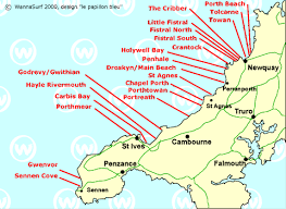 Cornwall surfing info and details. Surfing Beaches Cornwall The Atlantic Ocean Provides Cornwall With Some Of The Best Surfing Conditions In Cornwall Surfing Cornwall Map Devon And Cornwall
