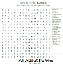 Sopas De Letras Para Pasar El Tiempo Spanish Classroom Spanish Vocabulary Teaching Spanish