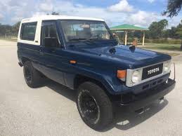 Japan used toyota land cruiser 70 jeep for sale. 1989 Toyota Land Cruiser Bj73 Diesel 4x4 5 Speed No Reserve For Sale Toyota Land Cruiser 1989 For Sale In Orlando Toyota Land Cruiser Land Cruiser Cruisers