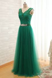 Robe longue bleue vaporeuse, en voile imprimé, marinière sans manches. Elegante Robe Soiree Dentelle Vert Emeraude Longue Decolletee En V Dos Ouvert Robespourmariage Fr