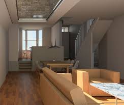 Melrose Gardens Reverse Living And Dining Room Render Revit By Shape Architecture Room Home Decor Home