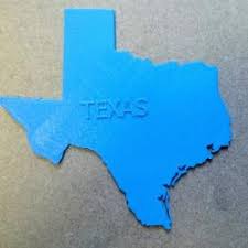 It is the 2nd largest us state by both area and population. Texas Road Map Printable 3d Models Stlfinder