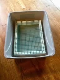 Calpalmy rabbit litter box with grate. Wire Mesh Insert For Litter Trays Litter Tray Litter Wire Mesh
